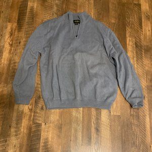 Eddie Bauer Sweater Zip Front XL